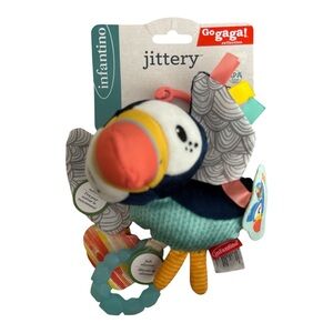Infantino Colorful Jittery Bird Toy